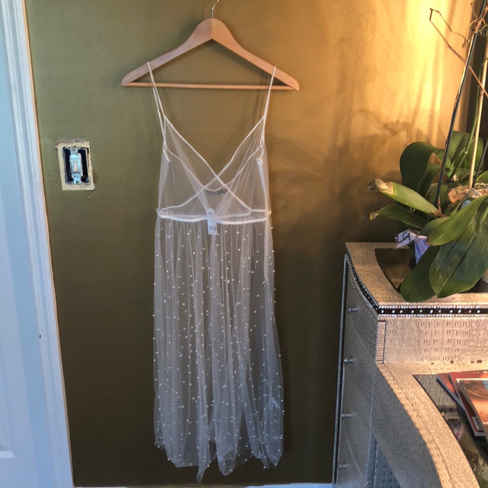 Sheer coverup dress